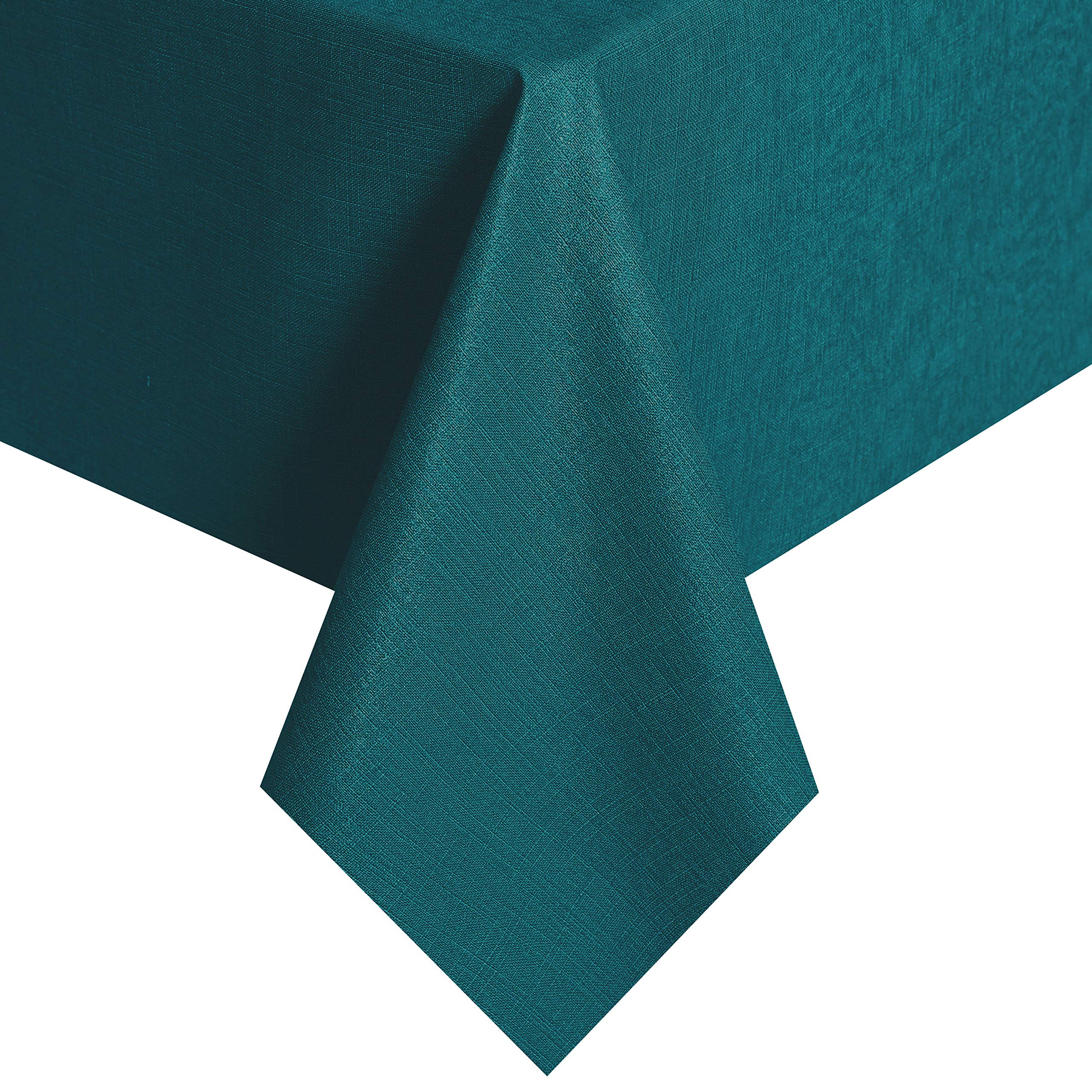 Obstal PVC-Tischdecke Wasserdicht – Graue Vinyl-Abdeckung 137x274 Cm Für Drinnen & Draußen