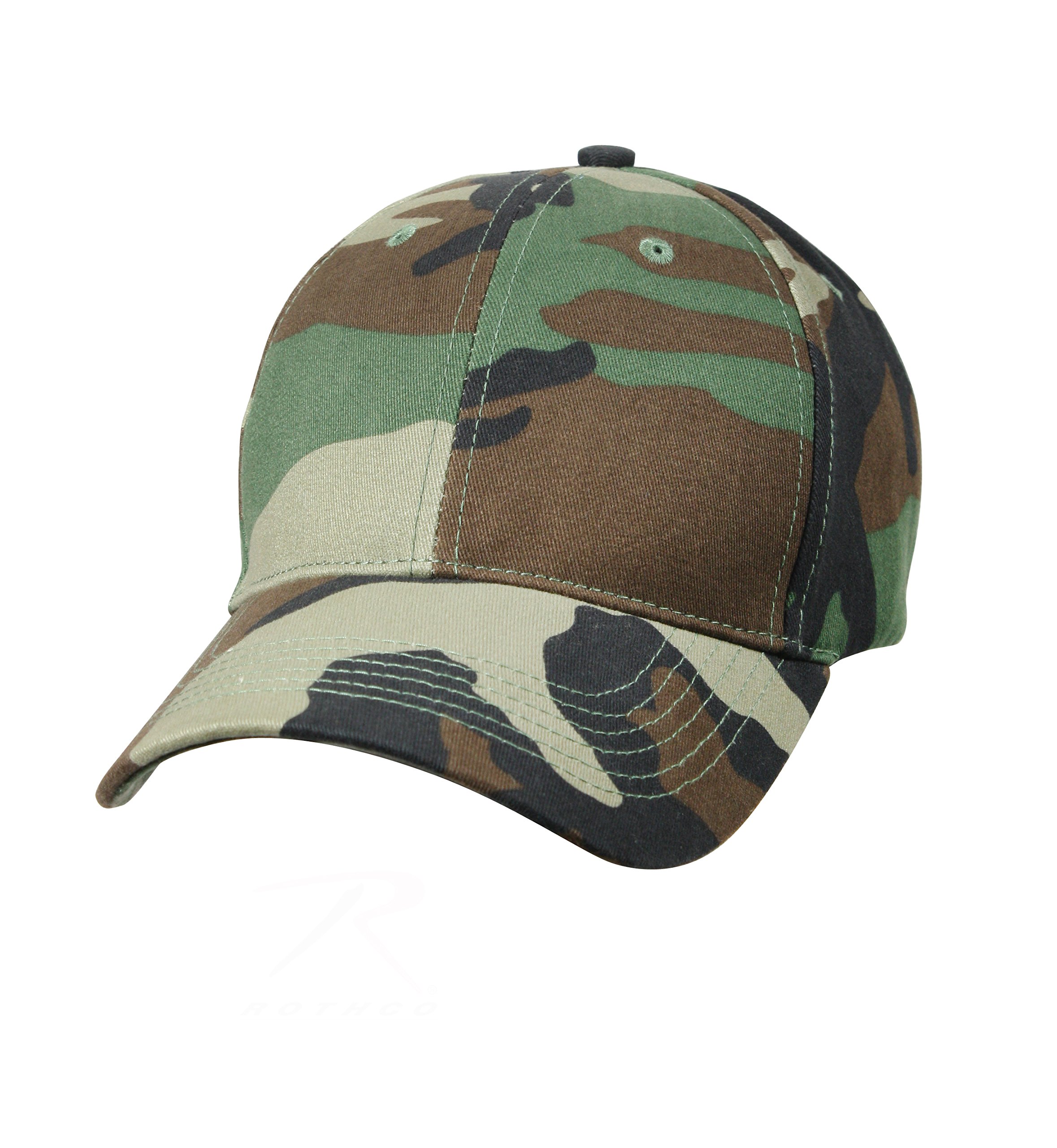Rothco Supreme Camo Low Profile Cap – Adjustable Rugged Outdoor Baseball Hat