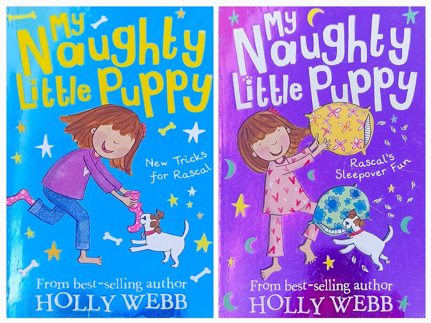 Combo Of HOLLY WEBB Books My Naughty Little Puppy Rascal's Sleepover ...