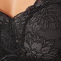 Vista 2 de Triumph Fit Smart - Brasier sin aros con relleno elástico 4D, encaje suave y cómodo, color negro (talla 02), Negro