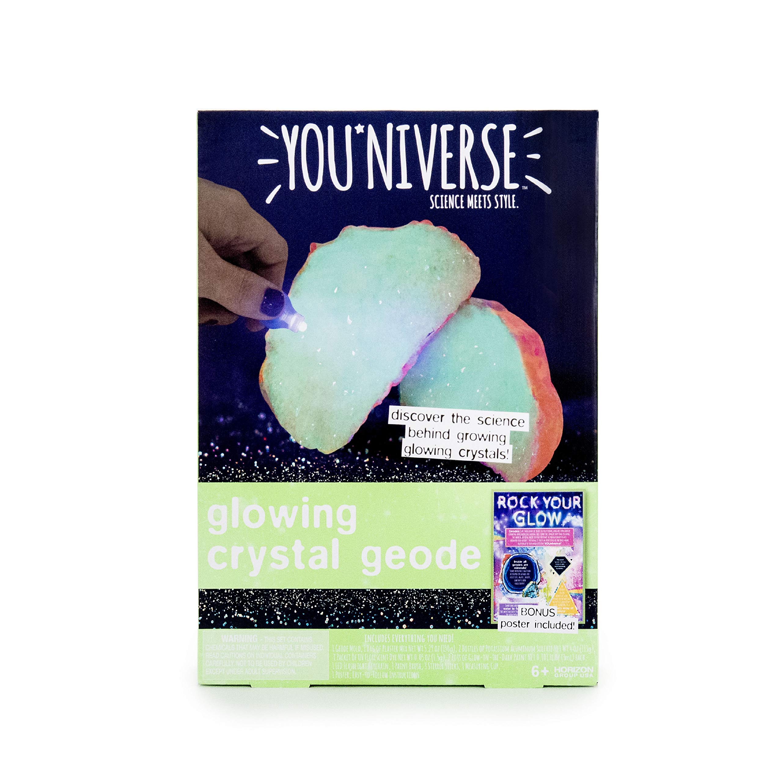 Youniverse Glowing Crystal Geode