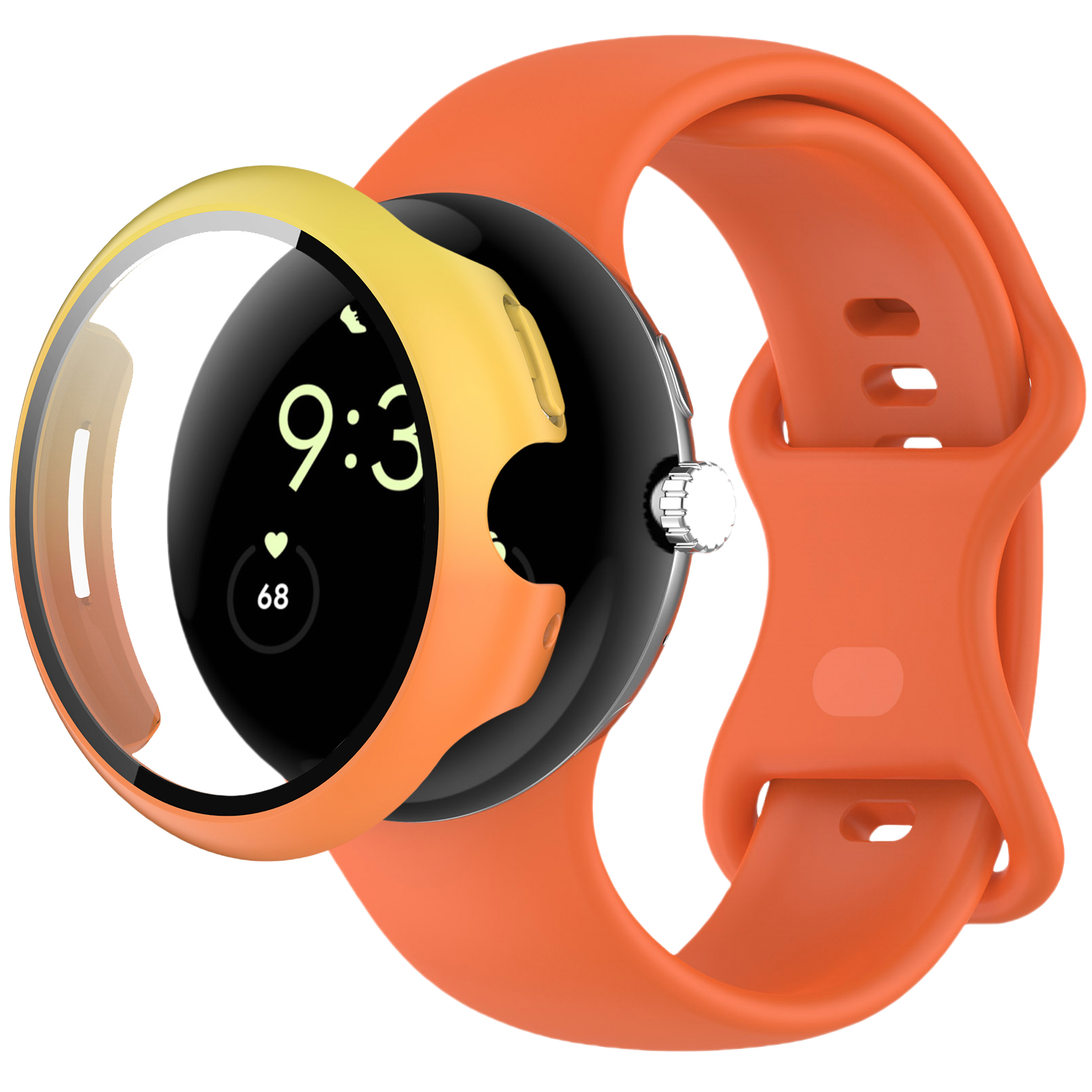 Correa compatible para Google Pixel Watch 3 41mm 45mm silicona miniatura 7