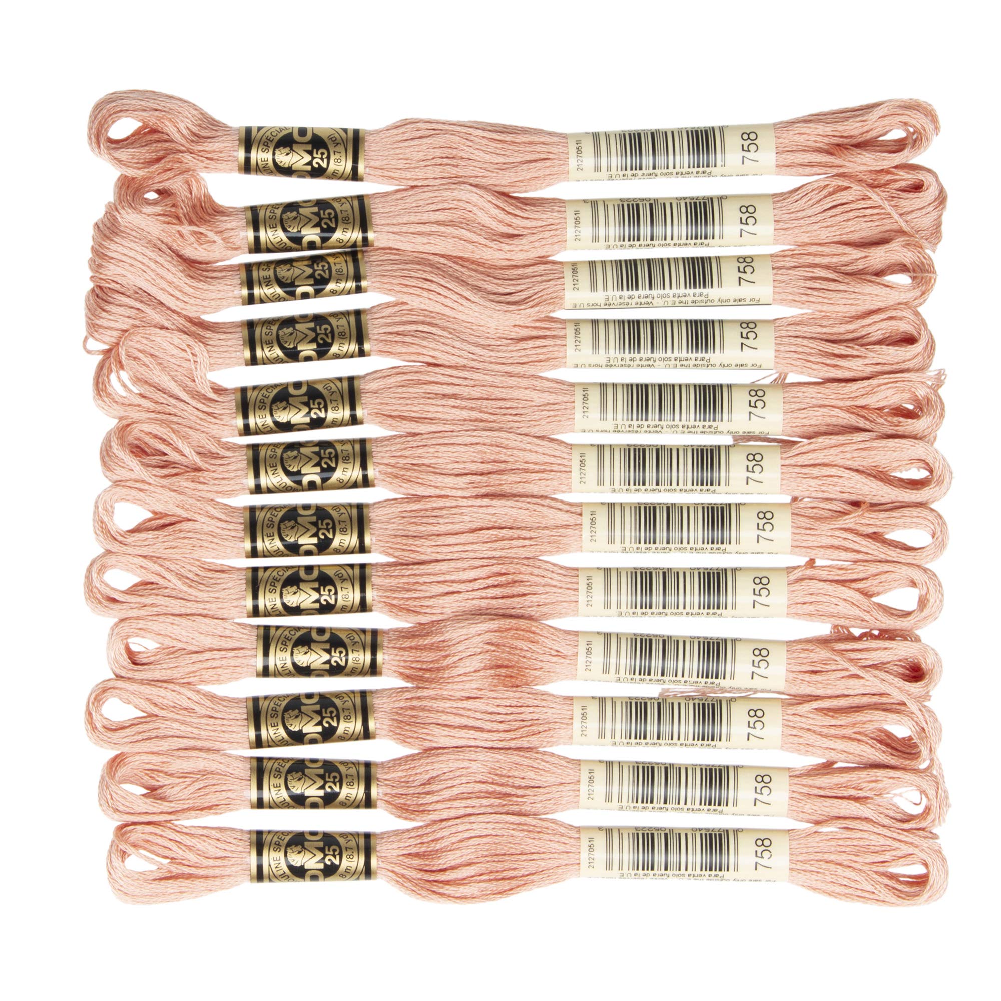 DMC 6-Strand Embroidery Cotton Floss, Very Light Terra Cotta