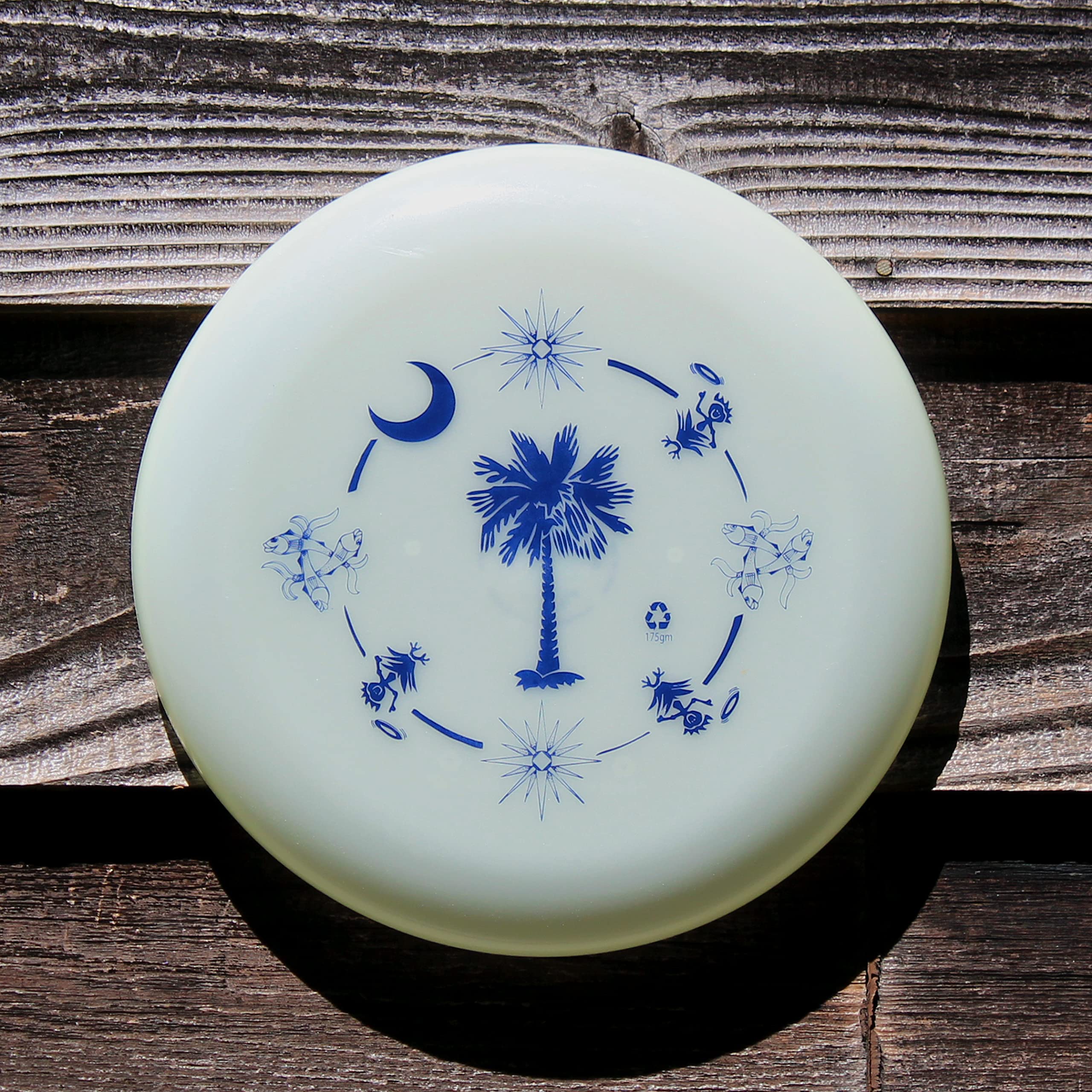 Funn & Frolic - USASouth Carolina Palmetto 175gm Glow Ultimate Frisbee