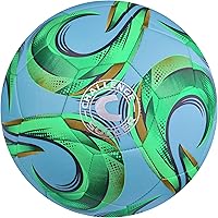 Vista 12 de American Challenge Kreis - Balón de fútbol – Tamaños 5, 4 y 3 – Balón de fútbol de entrenamiento para jóvenes y adultos para práctica