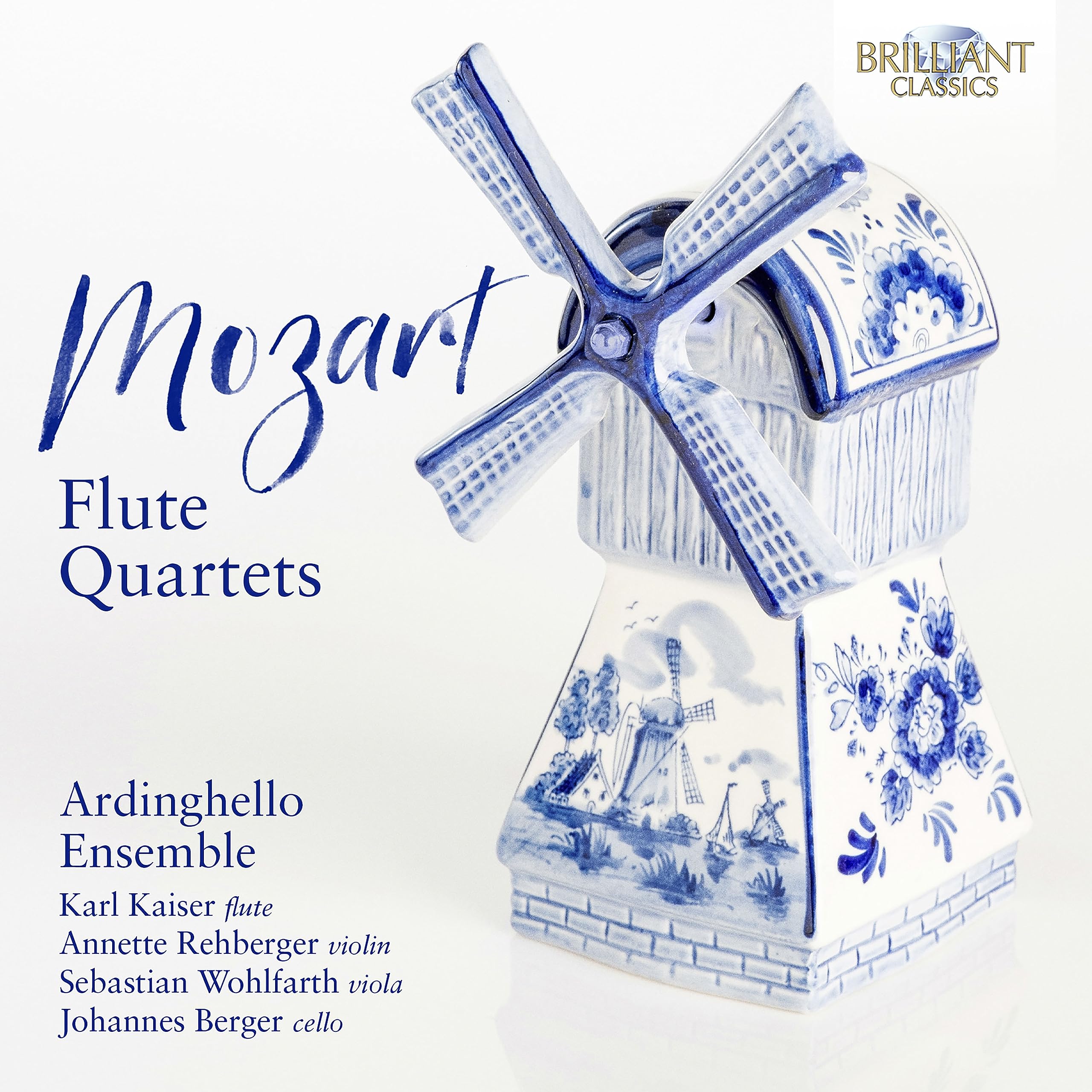96863 Karl Kaiser and Ardinghello Ensemble Mozart: Flute Quartets CD 96863 NEW