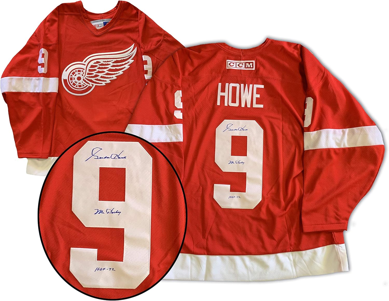 howe signed jersey