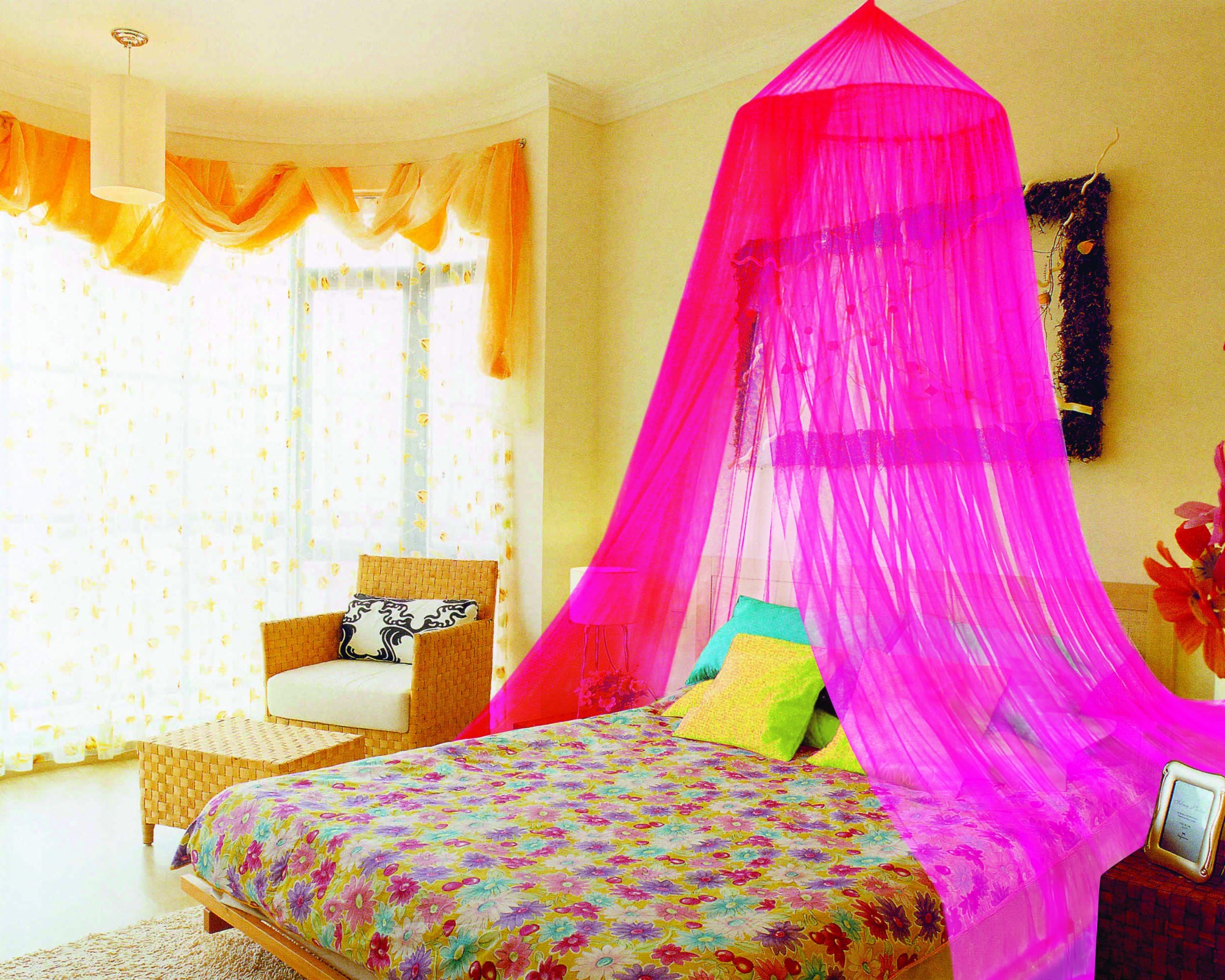 Hallmart Kids Netting Canopy, White