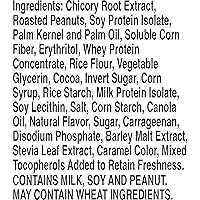 Vista 3 de Barras proteínicas masticables Fiber One, nuez de caramelo, aperitivos proteínicos, 1.17 oz, 5