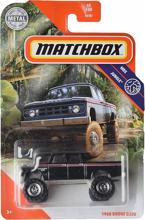 Matchbox 1968 Dodge D200, [Schwarz] Jungle 65/100