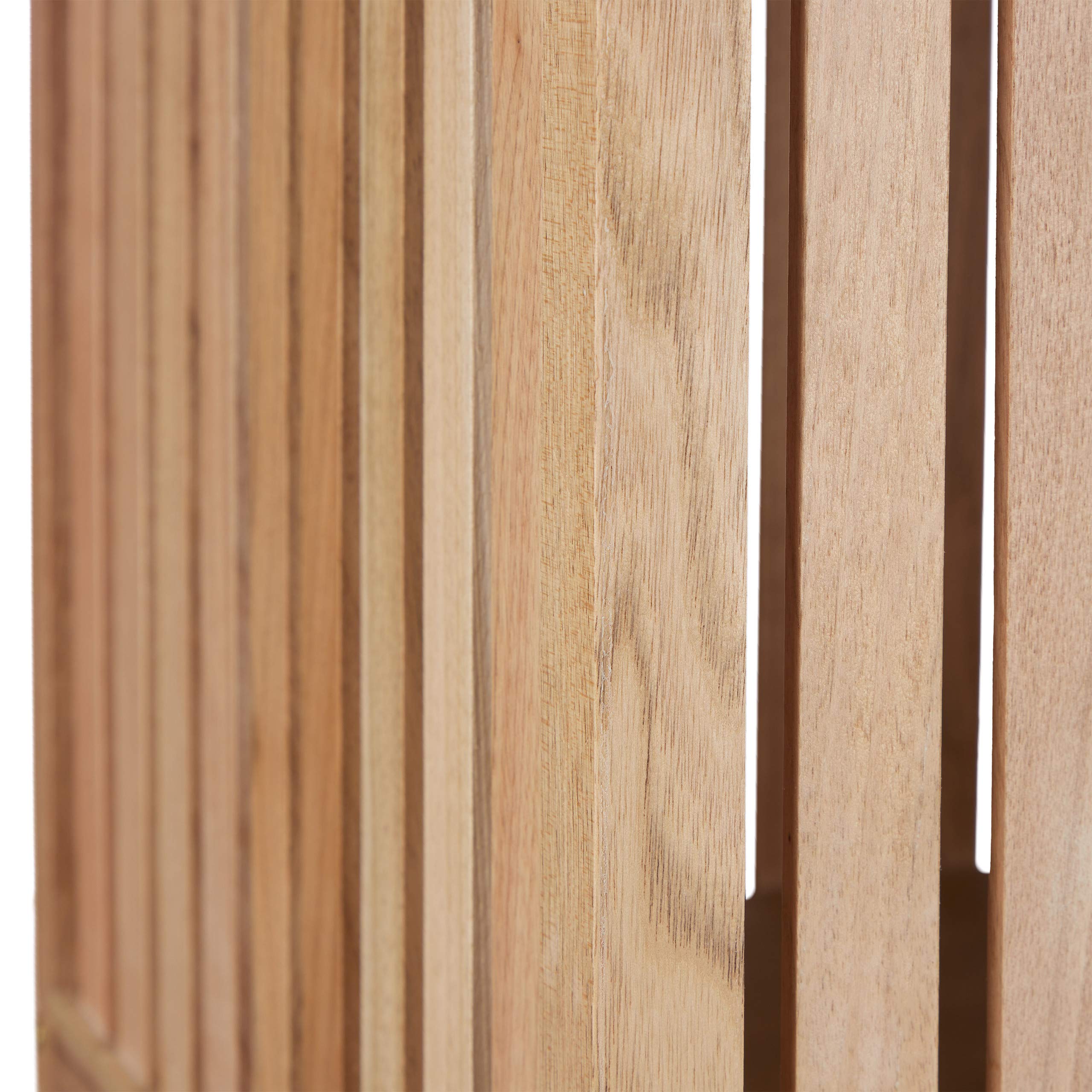 Relaxdays Taburete Cuadrado con Cesto Ropa Sucia, Banco Almacenaje Madera/Tela, Baño 40l, 51x41x41cm, Natural/Blanco