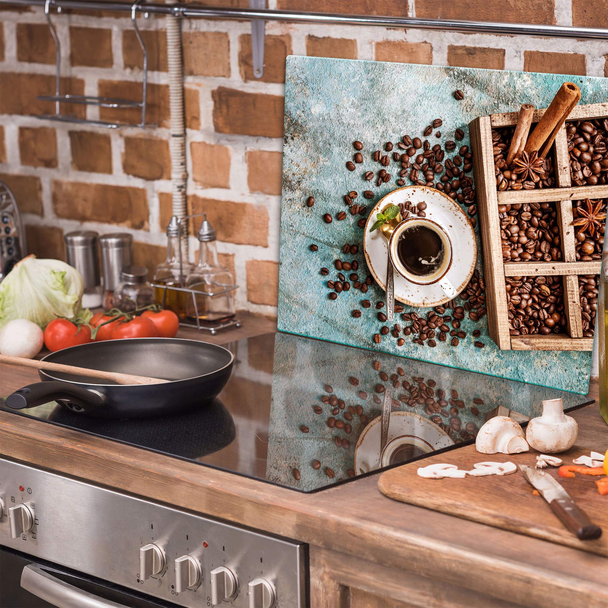 DarHaus Plaque De Recouvrement, 70 X 52 Cm, En Verre, Pour