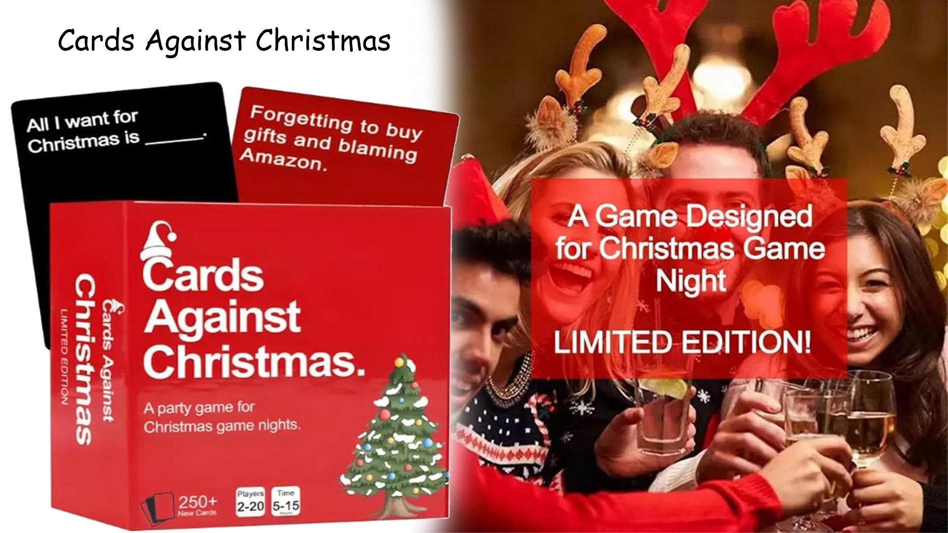 Watch Cards Against Christmas on Amazon Live