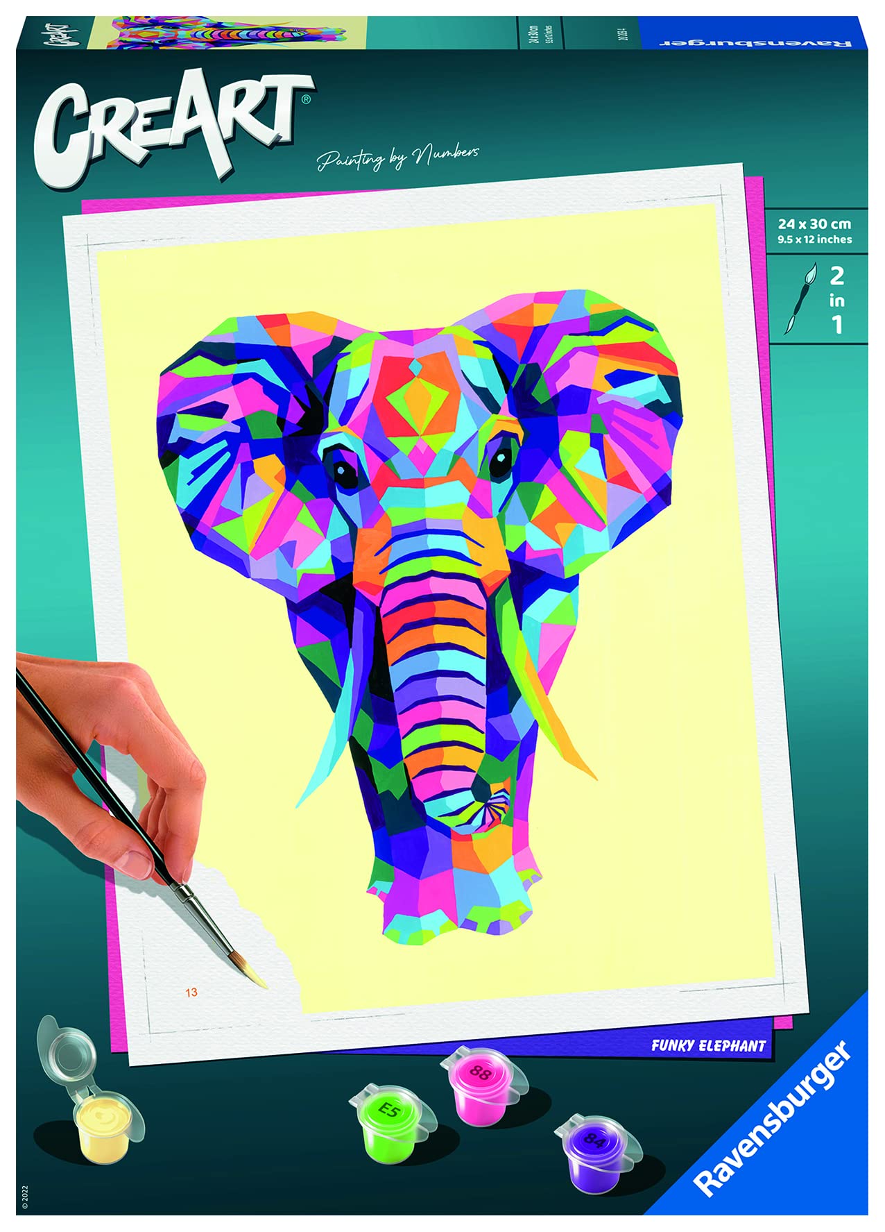 Ravensburger 20203 - CreArt Funky Elephant