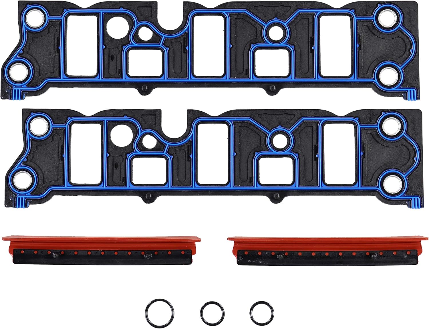 DNJ IG3144 Intake Manifold Gasket Set for 1997-2009 Buick, Chevrolet, Oldsmobile, Pontiac 88, Bonneville, Camaro 3.8L V6 12V OHV 3800cc