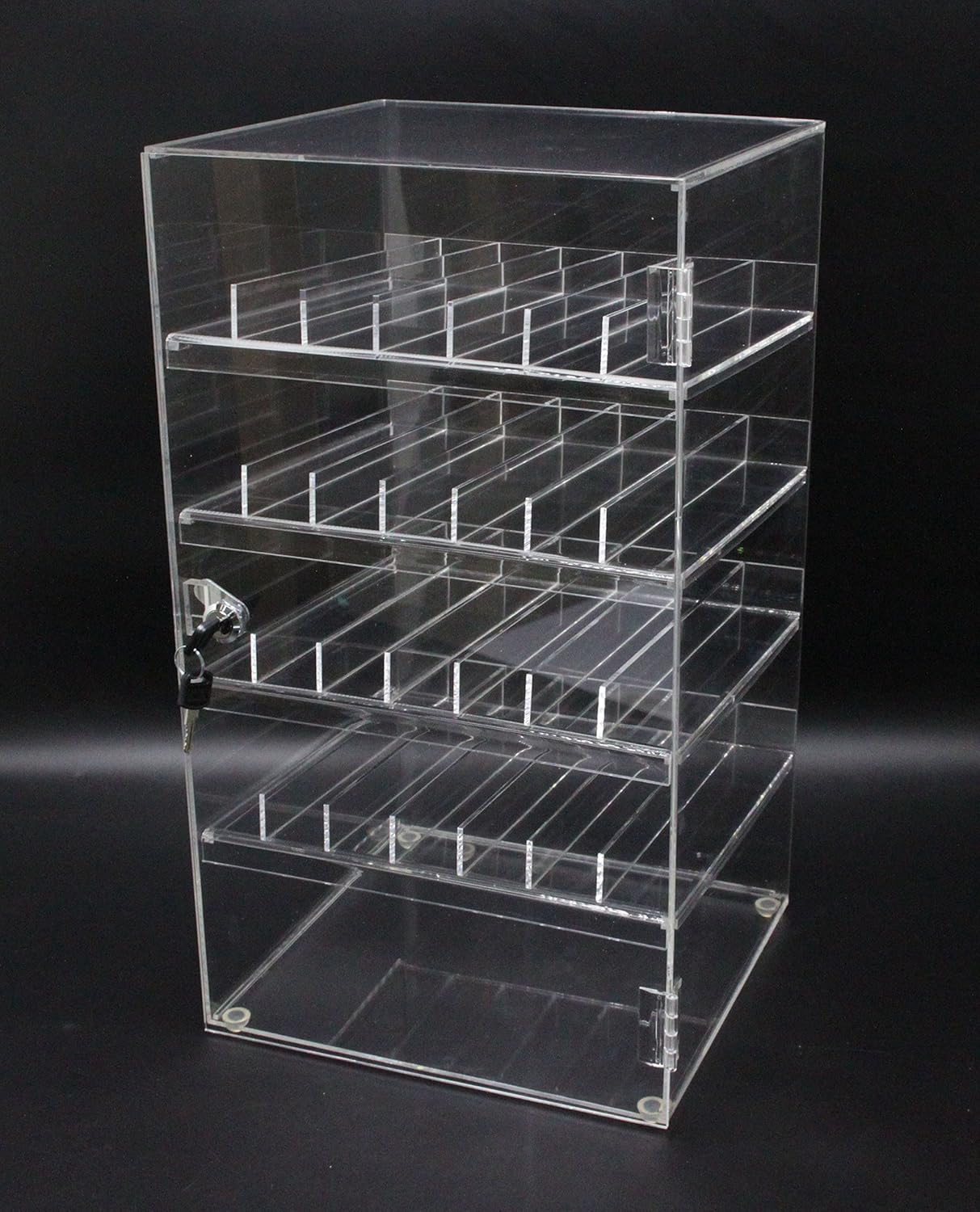 Fixture Displays Clear Nail Polish Display Acrylic Locking