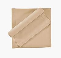 Vista 23 de Fingercraft Juego de 12 servilletas de tela de mezcla de lino y algodón, lavables, calidad premium, fiestas, bodas, servilletas de cena en inglete