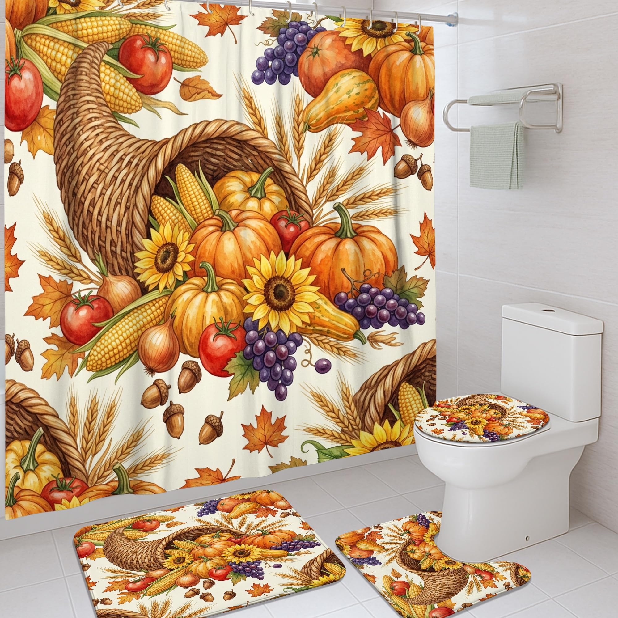 Rideau de douche 183x183 cm pour sublimer la décoration d'hôtel et de maison
