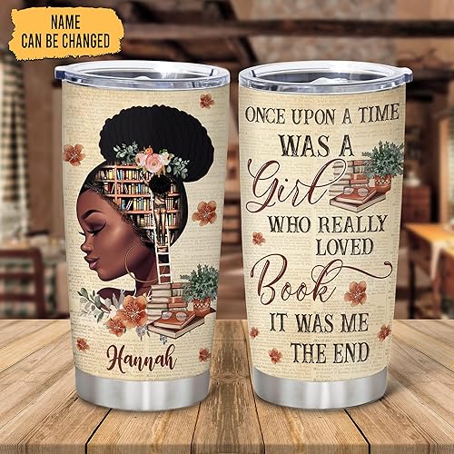 Vista 12 de Hyturtle Vaso personalizado de acero inoxidable de 20 onzas con tapa, doble pared y sellado al vacío, regalos para mujeres, niñas, amigos, amantes