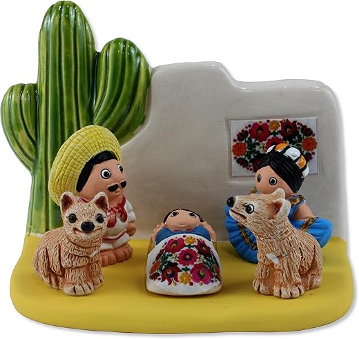 Pesebre del Mundo de Cerámica de la Colección Pintado a Mano (México)