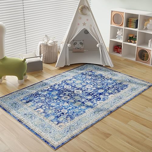 Miniatura 259 de Rugcomf Tapete para puerta interior, 2 x 3, lavable a máquina, tapete antideslizante de pelo bajo, para entrada, cocina, puerta principal, entrada