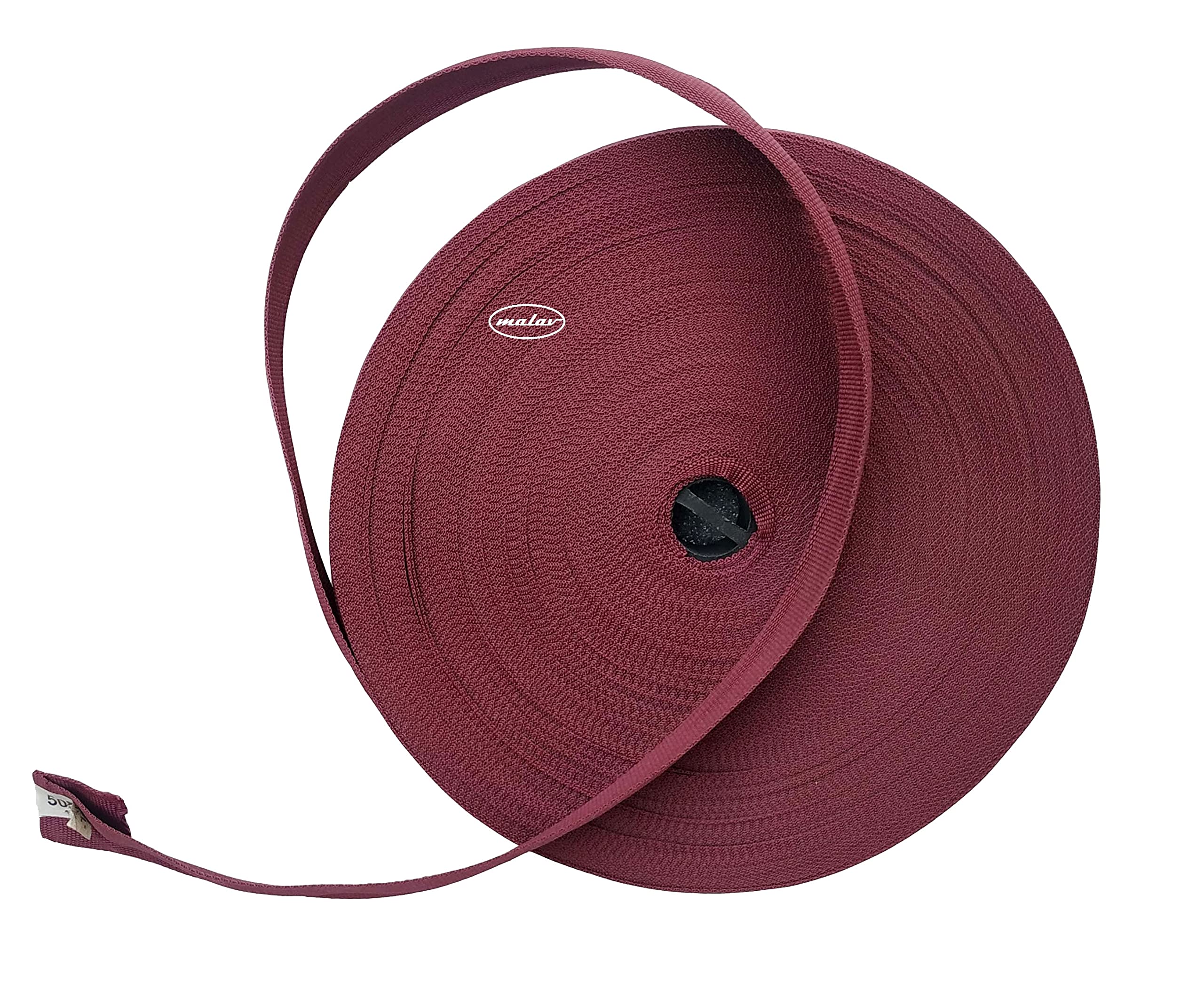 MALAV 1 Roll 50 Meter Niwar Narrow Woven Fabric (NWF) Webbing Tapes of Nylon for Bags, Garment, Home Textile, Shoes, (Best in Class Heavy Duty) (Maroon, 1.25 Inch (32MM) Width) (B09PF19L2W) Amazon Price History, Amazon Price Tracker