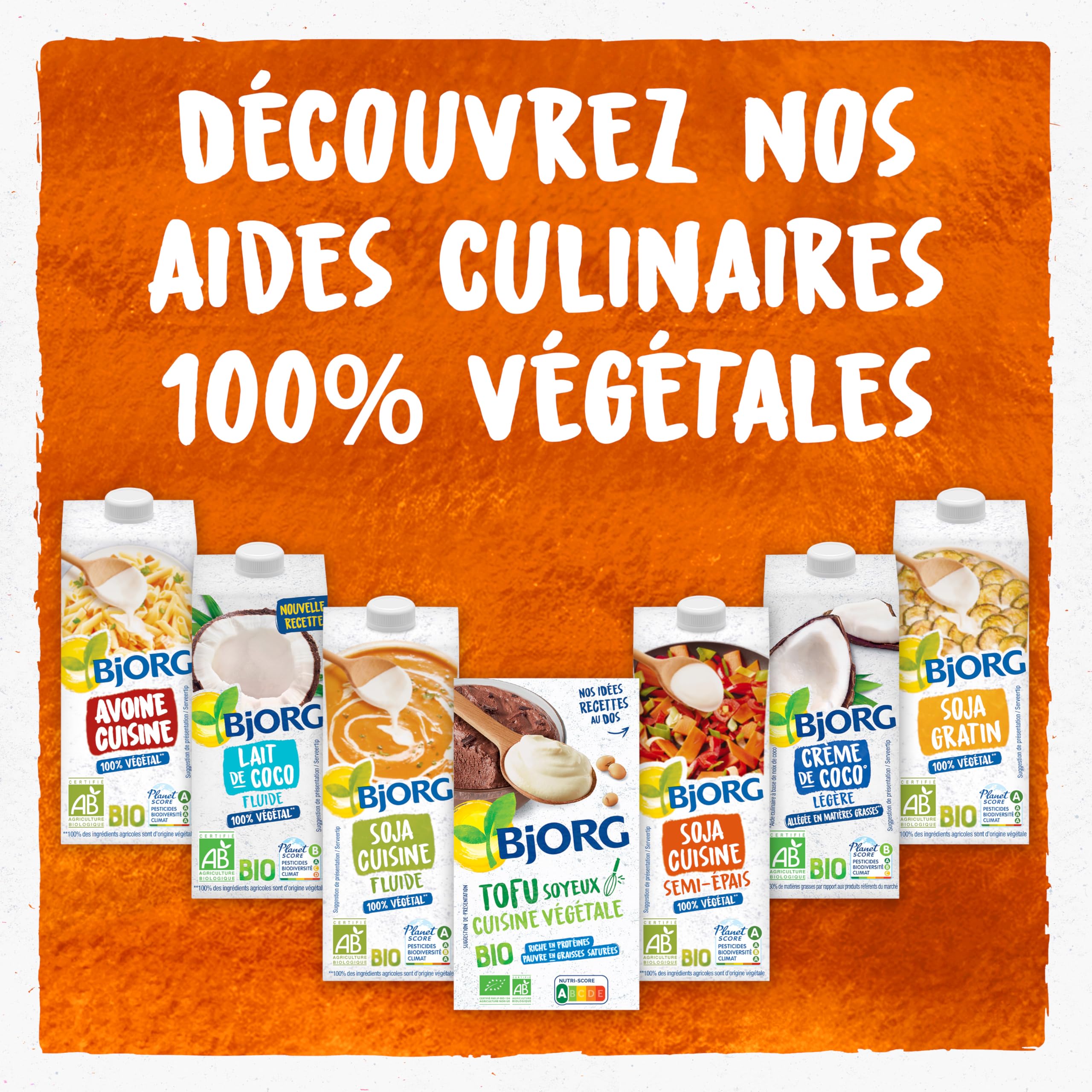 BJORG - Riz Cuisine - Préparation Culinaire Bio à Base de Riz - 100% Végétale - Faible en Sel - Texture Onctueuse - Parfaite pour Plats Sucrés et Salés - Écoreponsable - 20cl