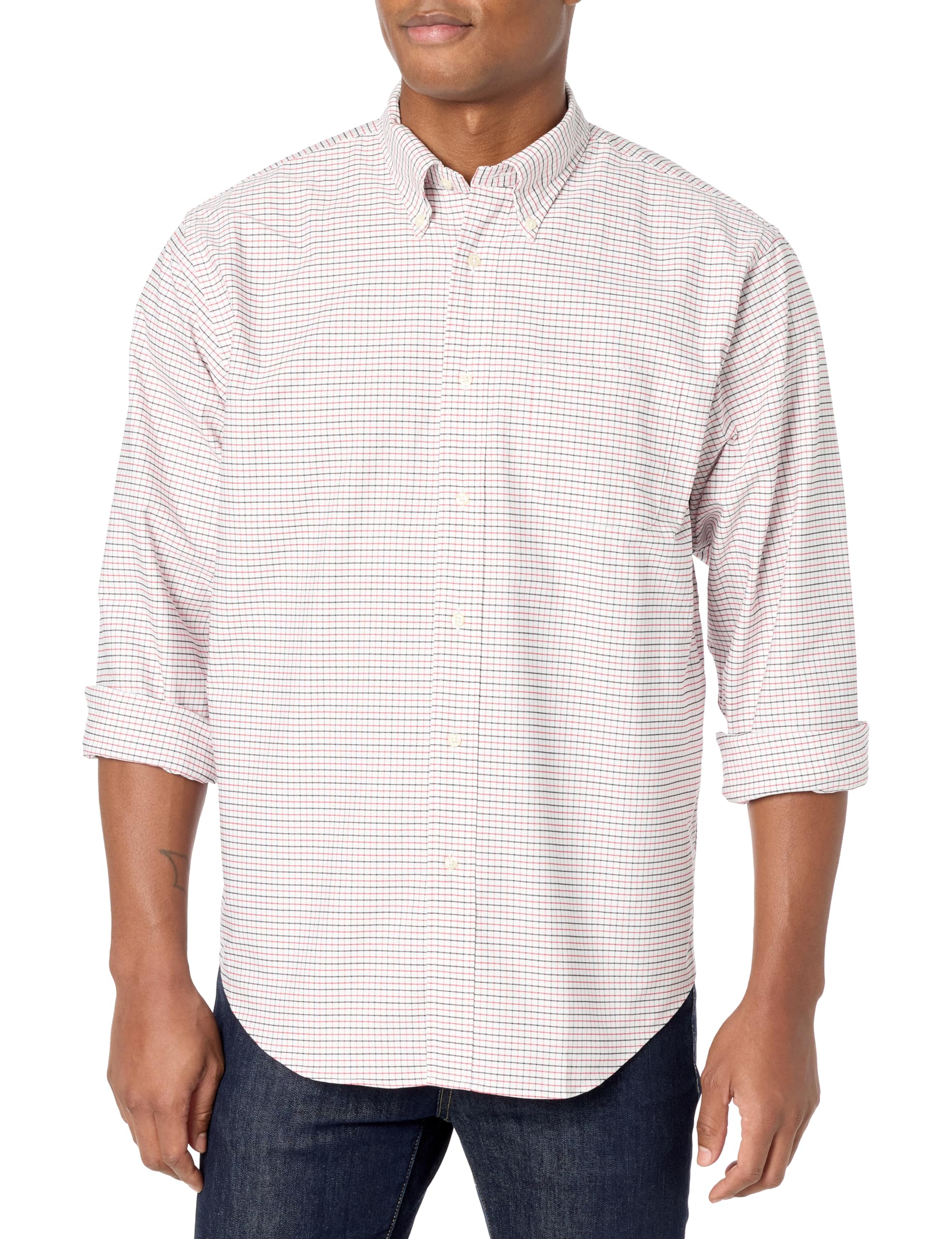 Brooks Brothers Camicia in Cotone Oxford Originale con Bottoni A Maniche Lunghe Camicia in Cotone Oxford Originale con Bottoni a Maniche Lunghe Uomo