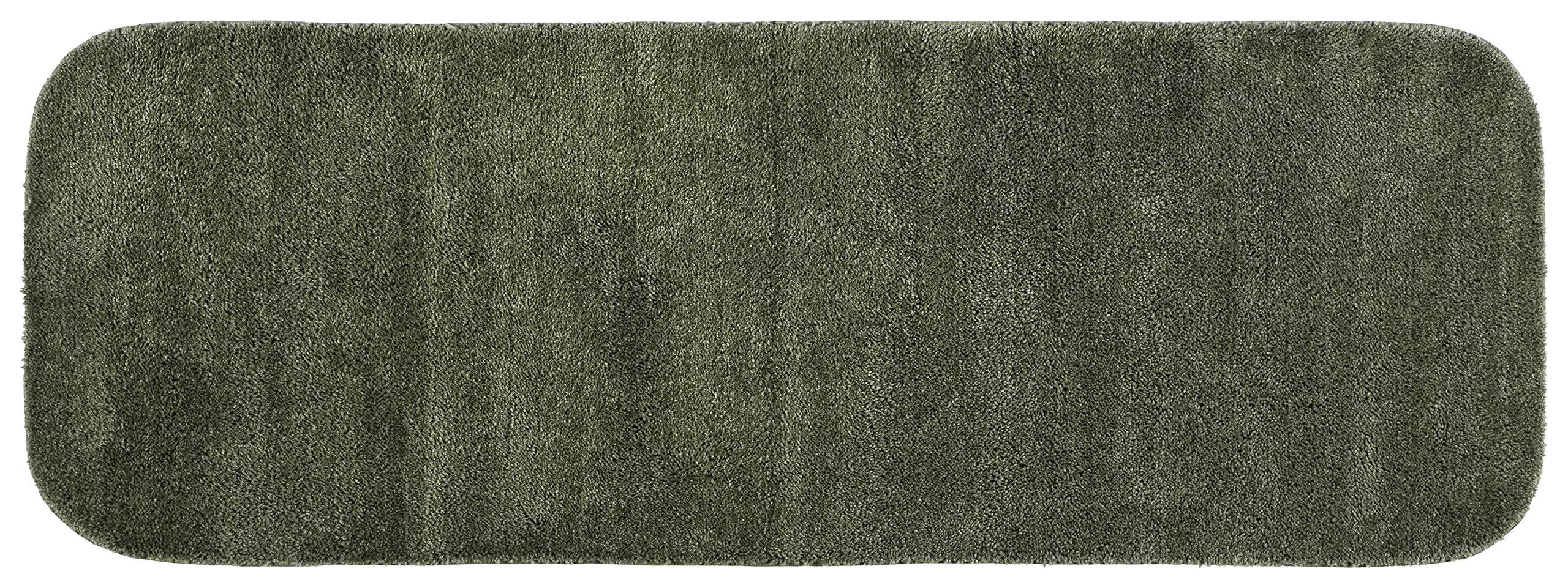 Garland Rug Traditional Plush Washable Nylon Rug, 22-Inch by 60-Inch, Deep Fern