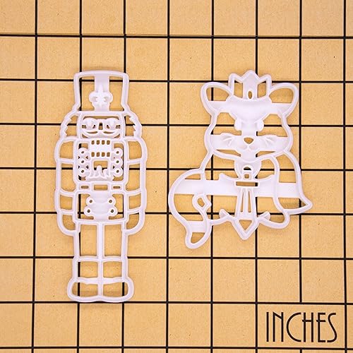 Miniatura 5 de Set of Mouse King and Nutcracker Cookie Cutters, 2 pieces - Bakerlogy