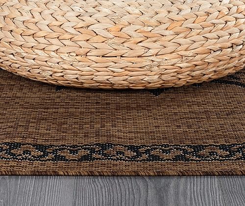 Miniatura 5 de CAMILSON Alfombra para exteriores, alfombras modernas para patios interiores y exteriores, tapetes de cocina y pasillo, alfombra lavable para porche