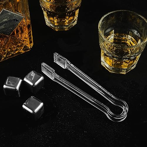 Miniatura 5 de J-Chen - 15 pinzas de plástico para servir bufé, mini pinzas para servir aperitivos, pinzas de cocina transparentes de 6.3 pulgadas, pequeñas pinzas
