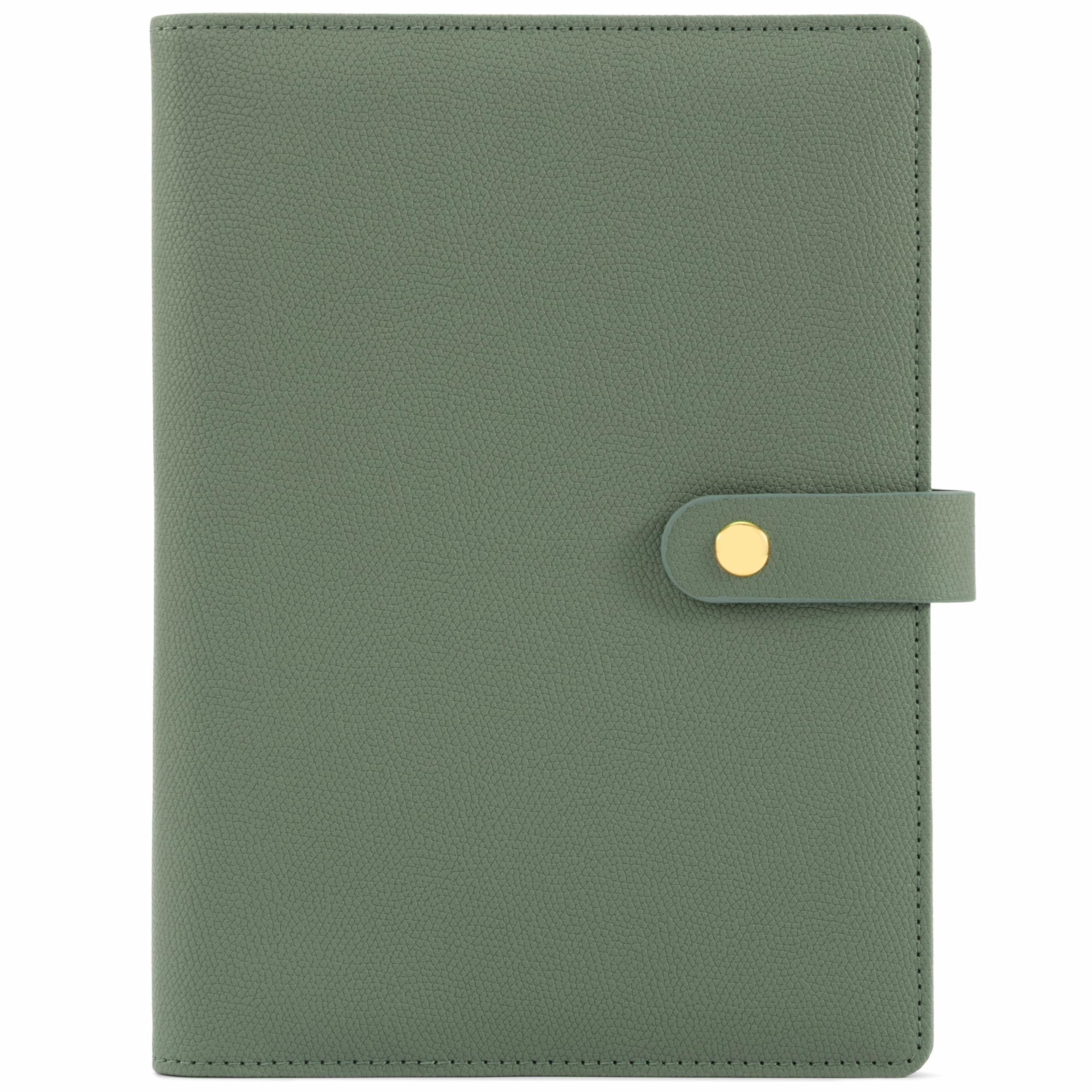 Aesthetic 6 Ring A5 Binder - Sturdy Photocard SBinder Great As Small Refillable Notebook - The Cute Planner with Pocket Easily Organizes Your Paperwork for School, Office or Work