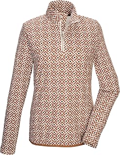 Killtec Damen Powerstretchshirt/Midlayer mit Stehkragen und Reißverschluss