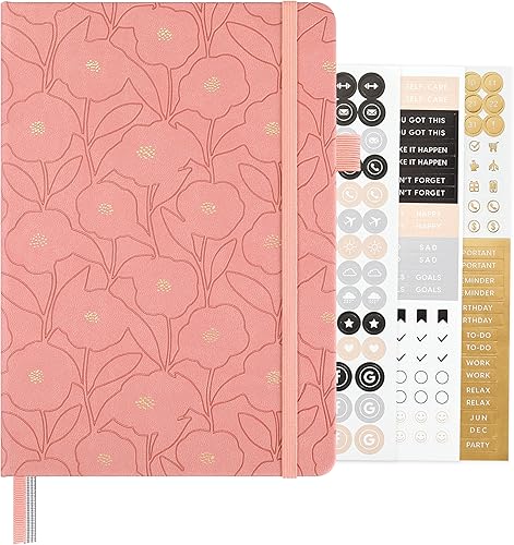 Miniatura 67 de &And Per Se - Cuaderno con rayas estrechas (5 unidades), 160 páginas, tamaño A5 de 5.7 x 8 pulgadas, diario de papel grueso, con tapa dura, para