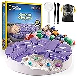 National Geographic Gigantic Gemstone Dig Kit - Excavate 100 Real Gems from a Giant Dig Brick, Gem Mining Kit for Kids, STEM Rock Collection Activity, Includes Tools & Learning Guide