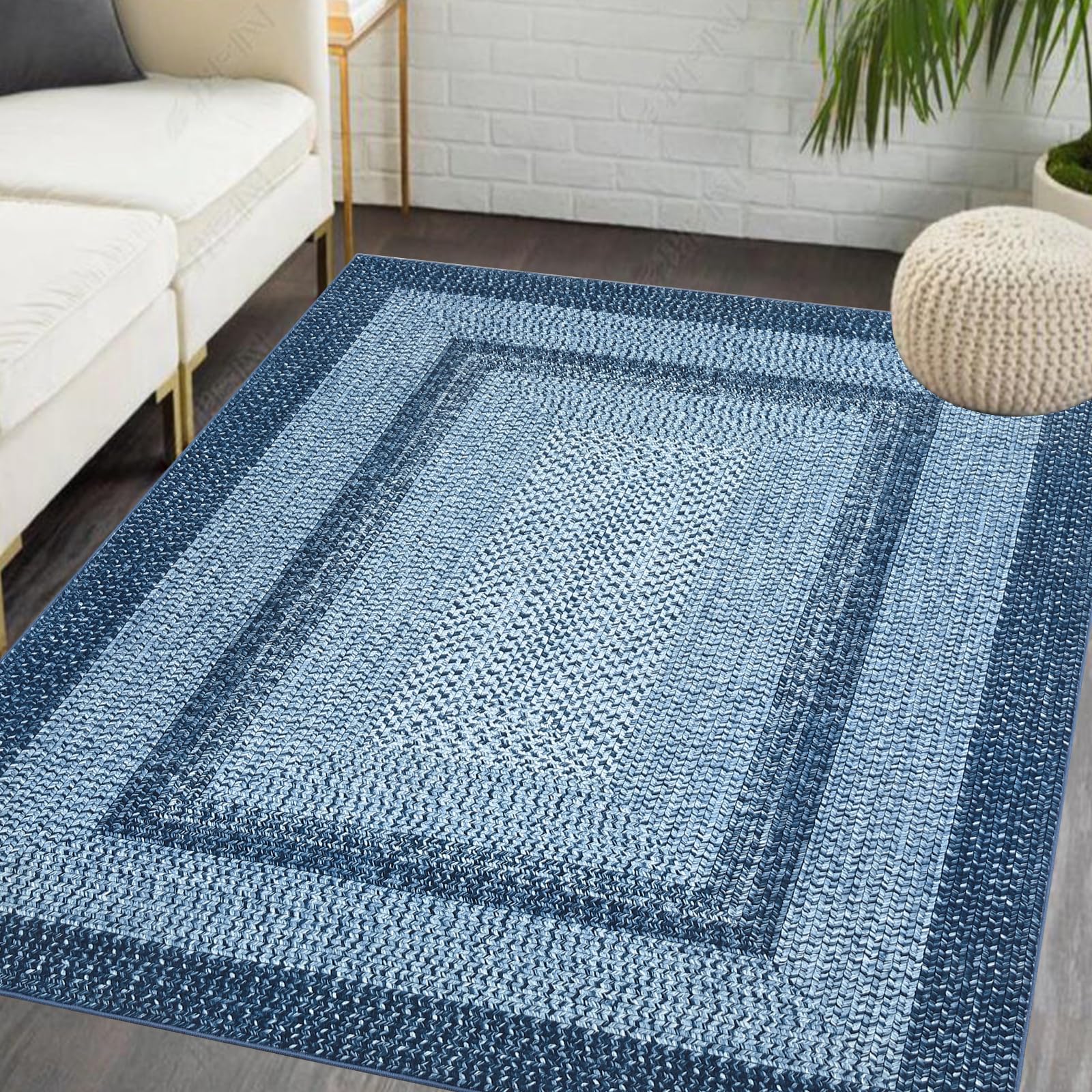 Amazon.com: RUGSREAL Boho Rug 4x6 Bedroom Rug Machine Washable Rug ...