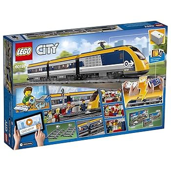 Amazon.com: LEGO 樂高城市客運火車60197 積木組(677 塊) : 玩具
