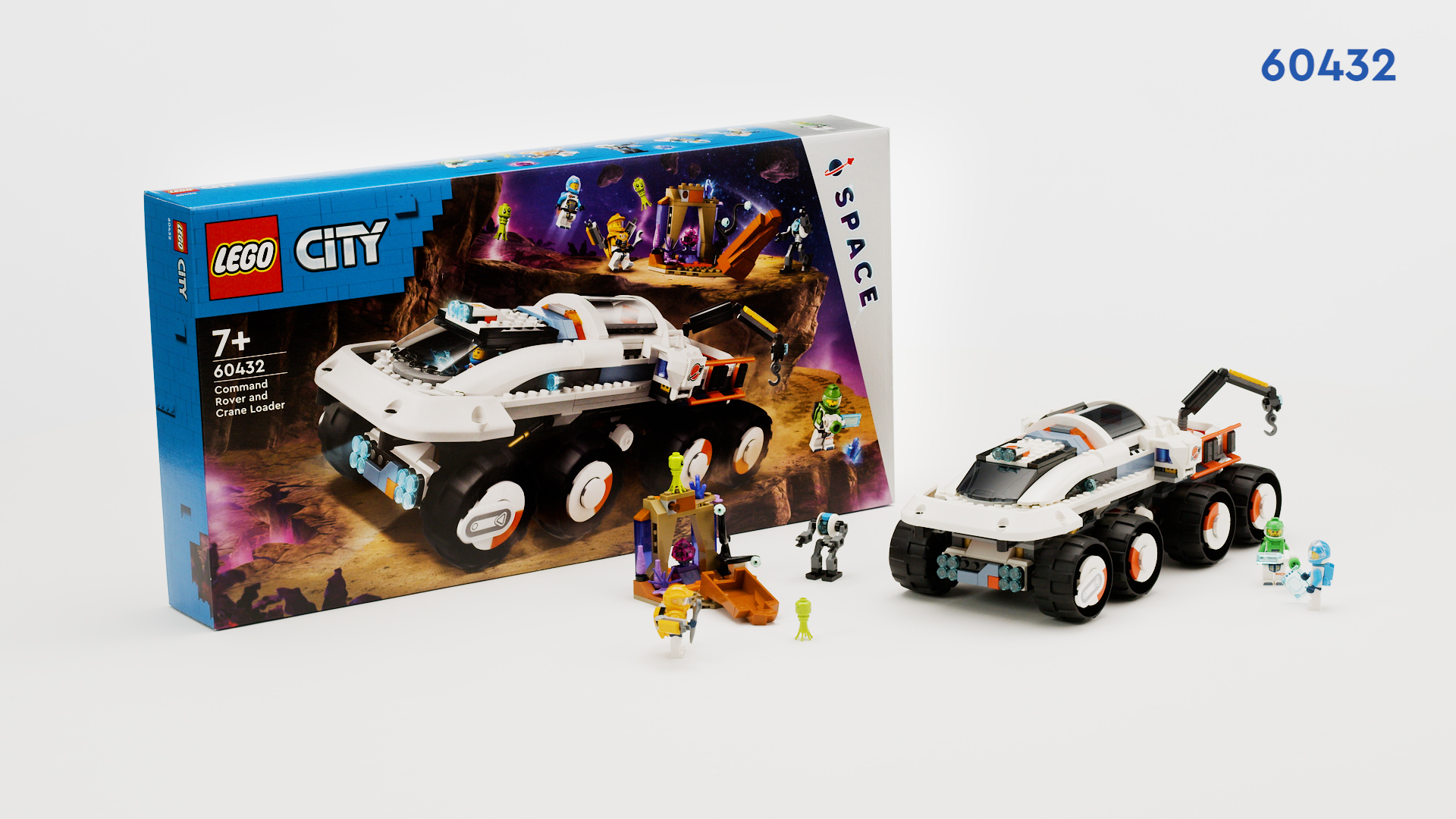 LEGO City Command Rover and Crane Loader Outer Space Toy Building