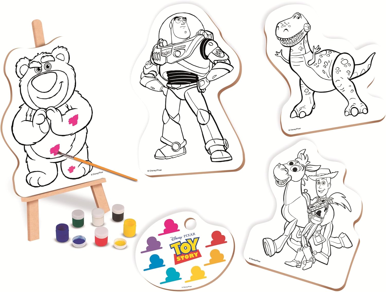 Disney Toy Story Easel Paint Kit for Kids