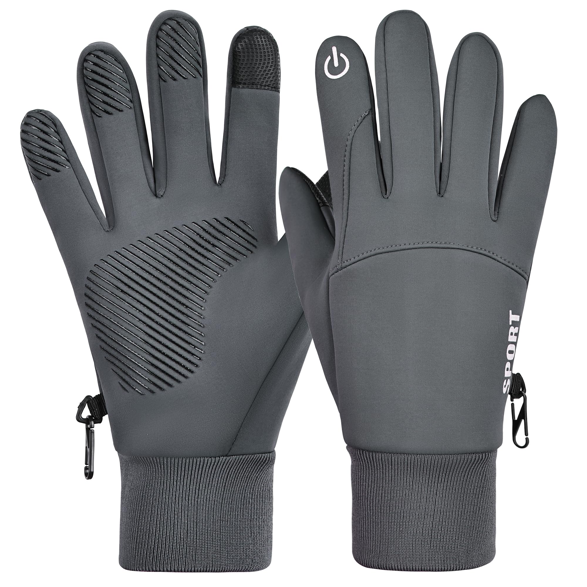 SSAXIGC Winter Waterproof Gloves with Touchscreen Fingers for Men Women ，Windproof Liner Thermal for Running Cycling Driving Hiking