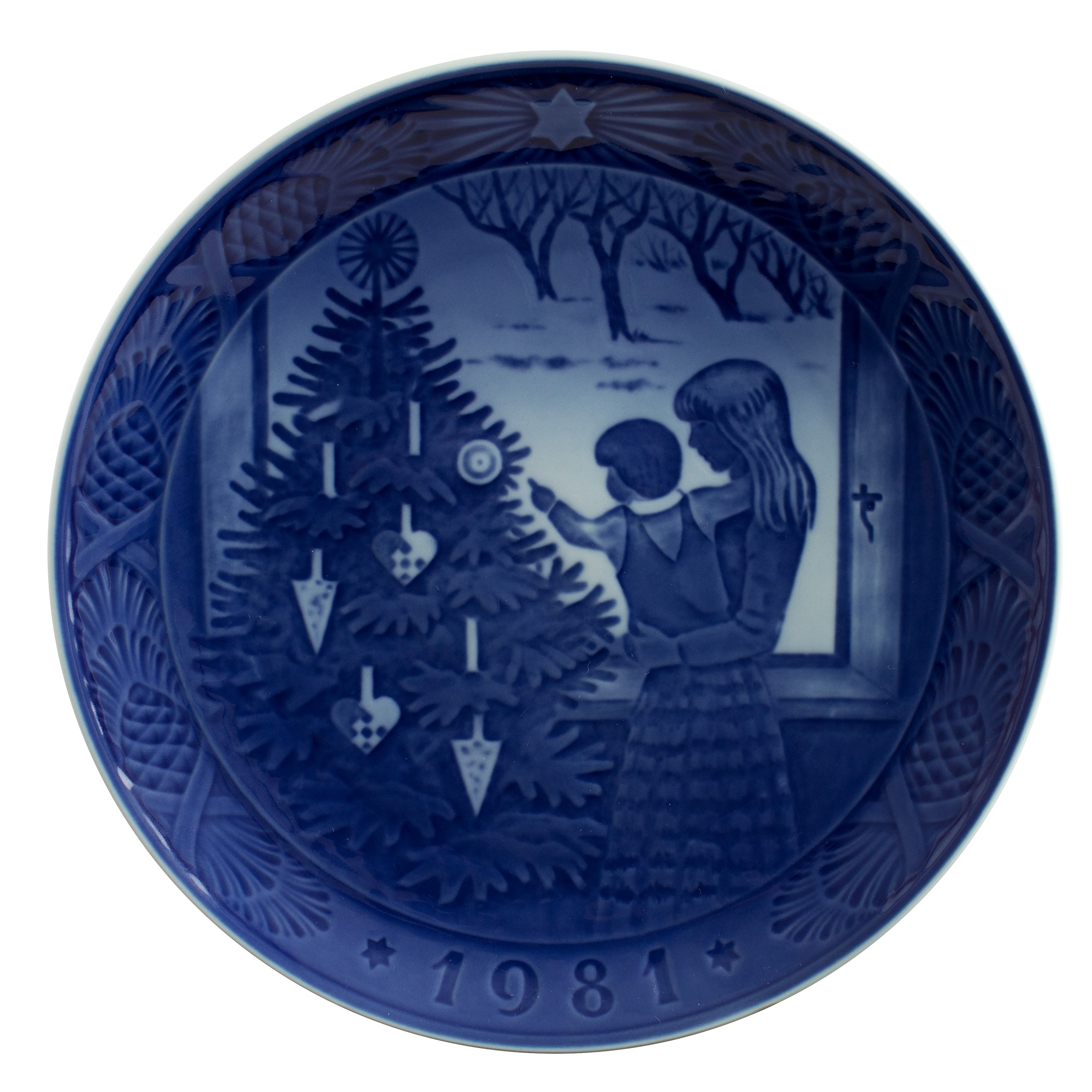 ROYAL COPENHAGEN PIATTO DI NATALE 1981 ORIGINALE PORCELLANA PRIMA SCELTA