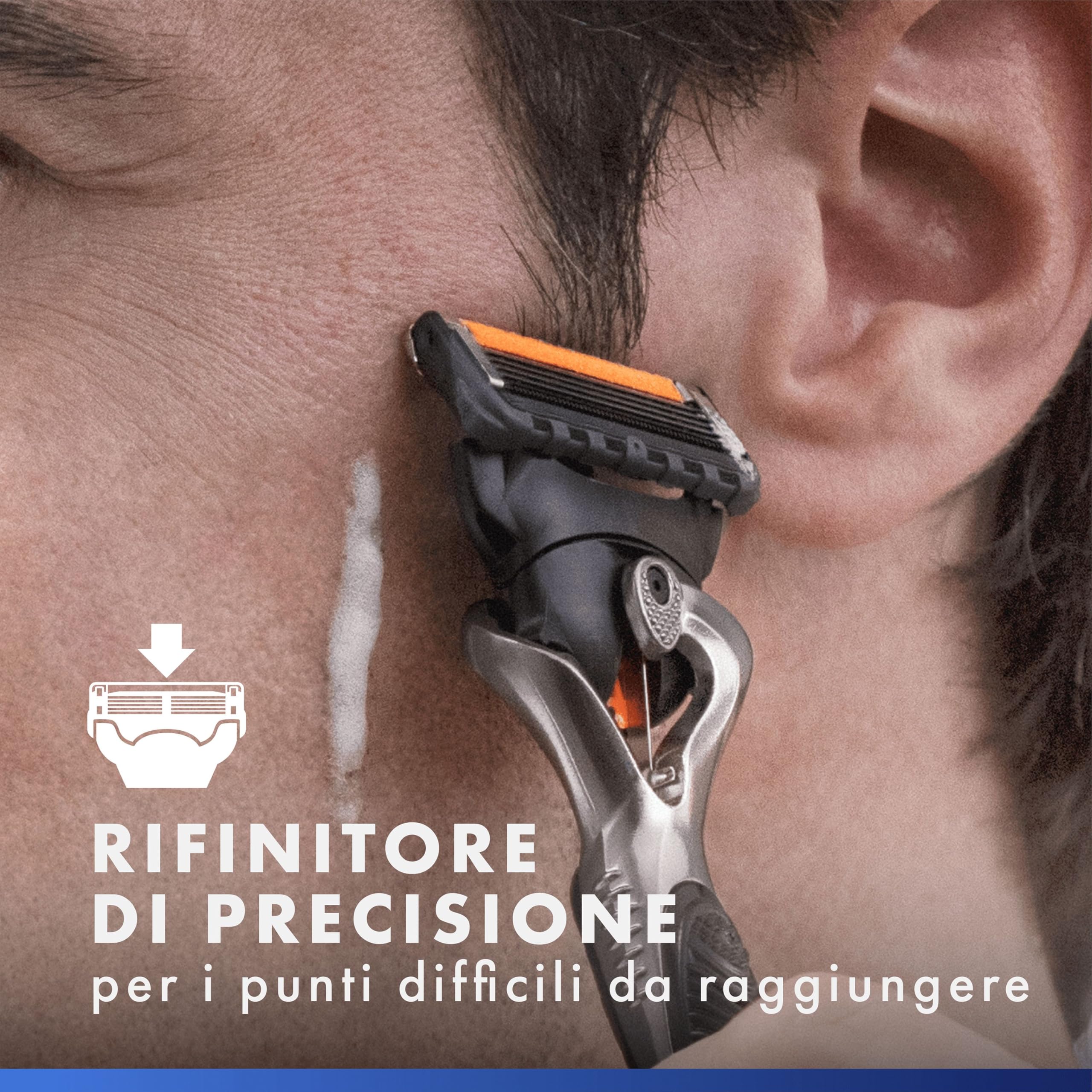 Gillette Proglide Lamette Da Barba per Rasoio Barba Manuale, 12 Lamette Gillette Proglide di Ricambio per Rasatura Profonda Uomo, Lame di Precisione per Rasoio Manuale Uomo