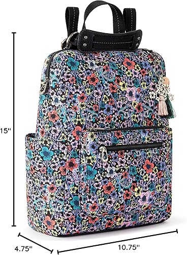 Vista 18 de Sakroots Mochila Loyola para mujer, Paisaje marino medianoche