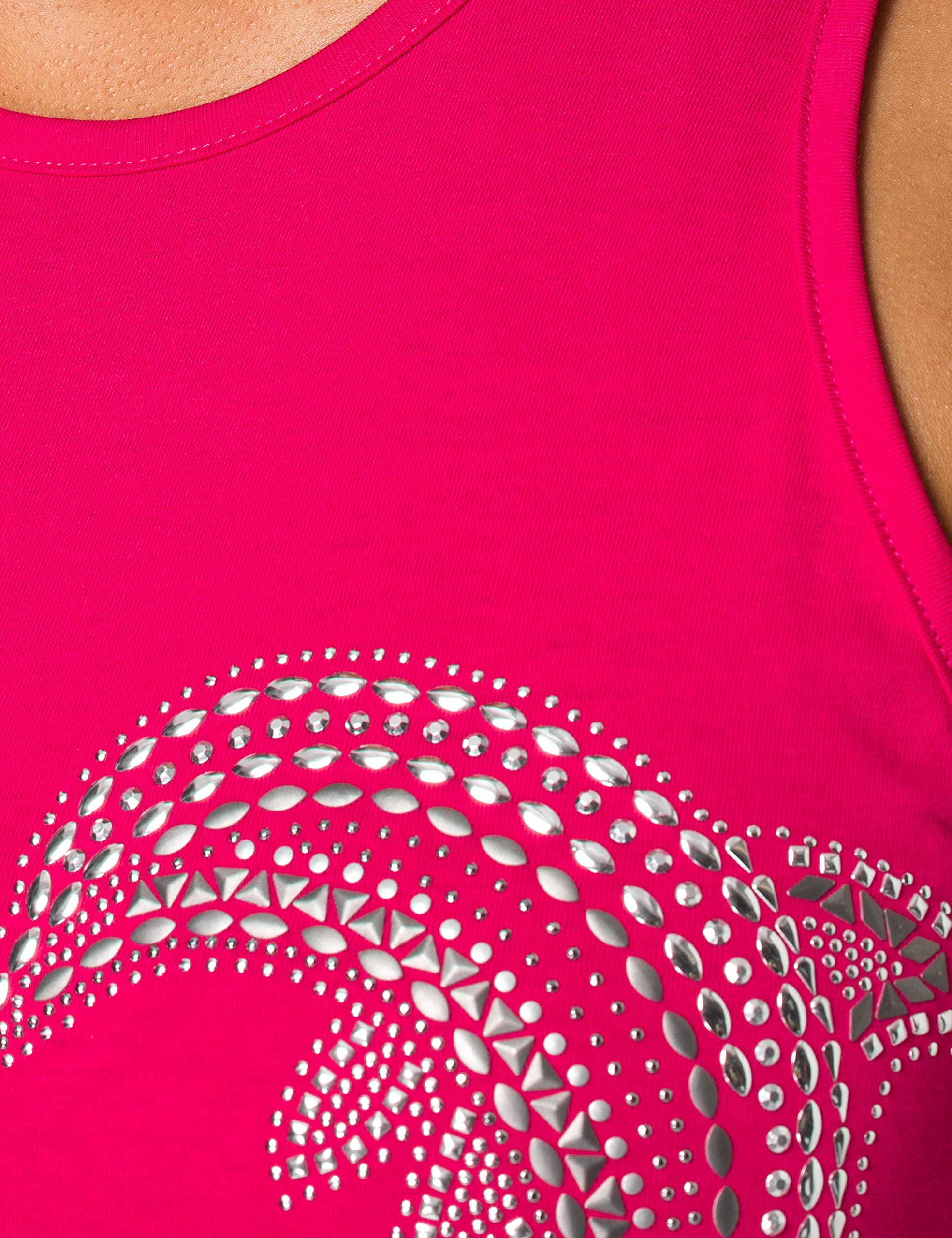 Love Moschino Sleeveless Tank Top Camiseta Tirantes Mujer