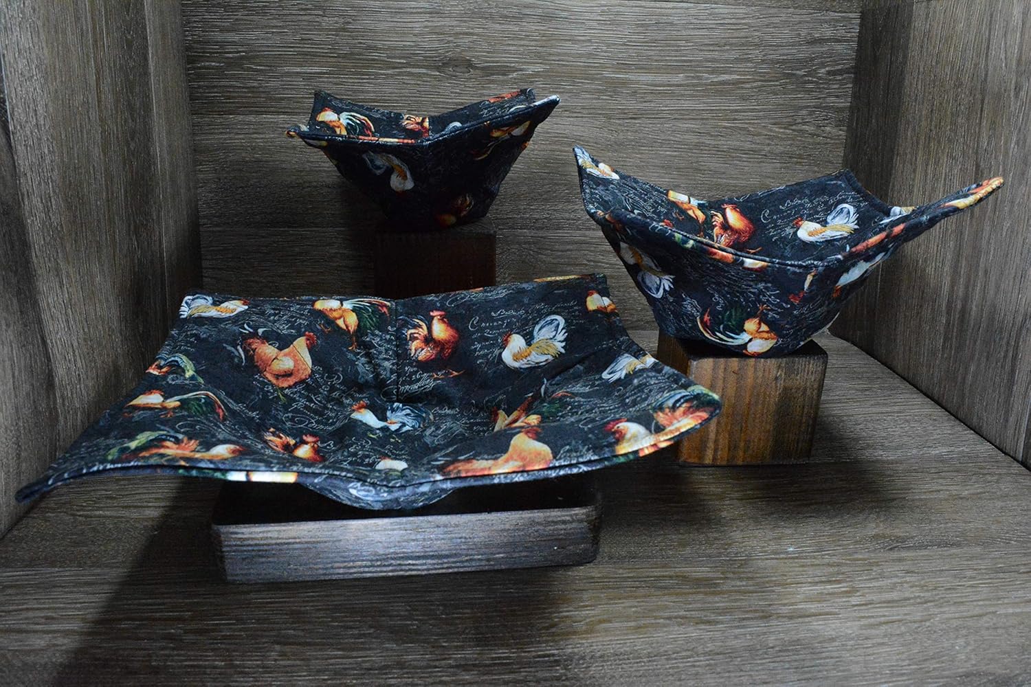 Microwave Dish Cozies, Set of 3, 1 Small Bowl Cozy, 1