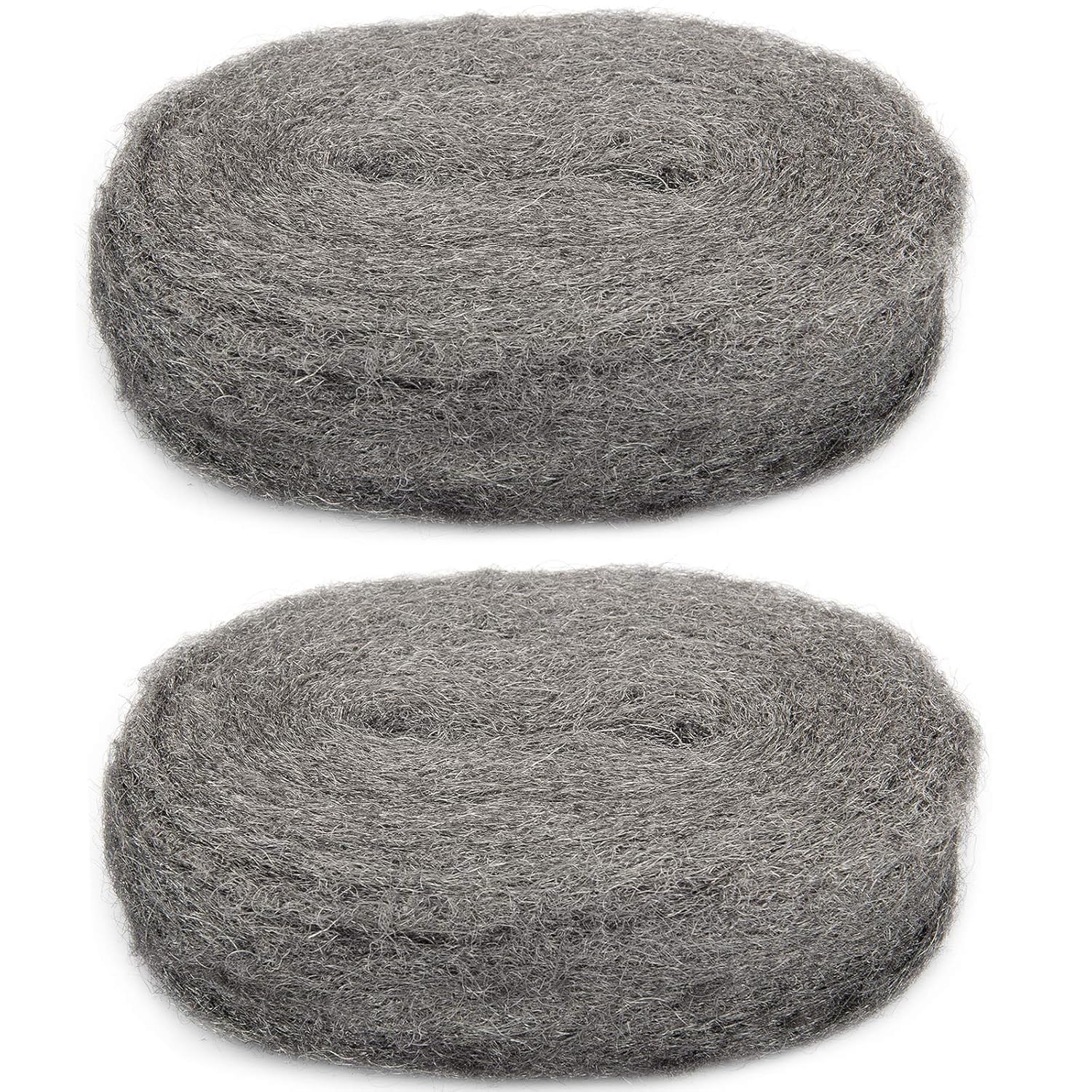 60FT Steel Wool Fill Fabric Roll, Coarse Wire Wool Hardware Cloth DIY Kit, Gap Blocker to Keep Annoying Animals Away from Holes/Wall Cracks/Siding/Pipeline/Vents in Workshop/House/Garage