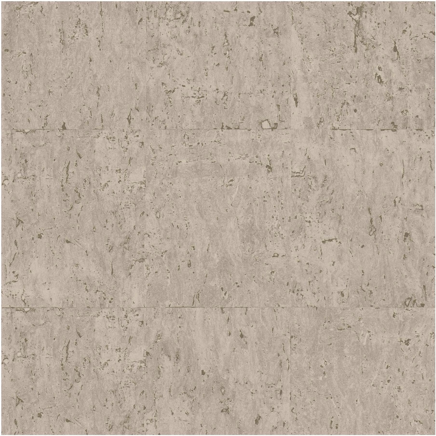 Boutique Taupe/Beige KorukuTextured Plain Luxury Paste The Wall Wallpaper
