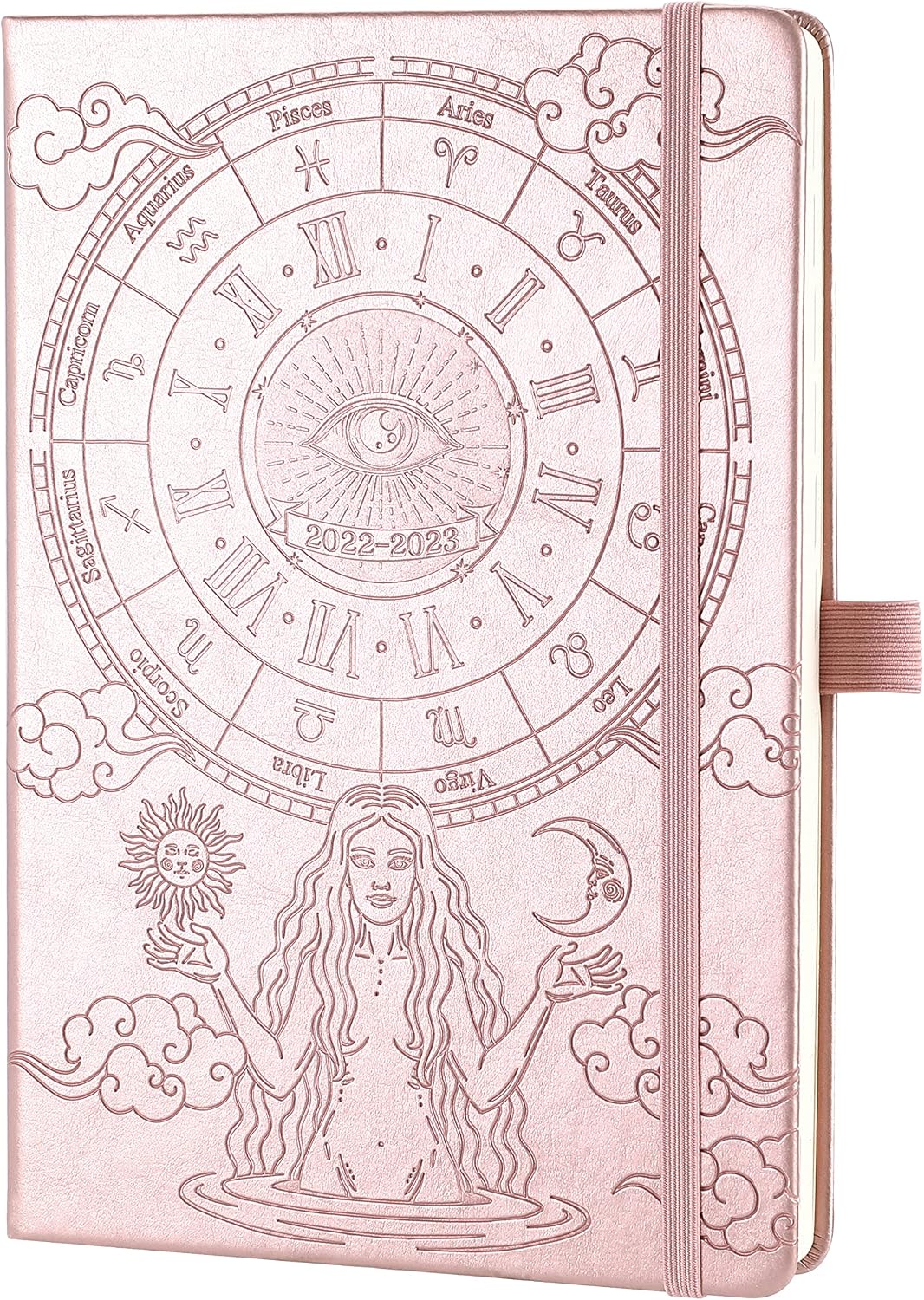 Planner 2023 - Weekly Monthly Planner 2023 from July 2022 - December 2023, 5.75" x 8.25", Planner with Soft Faux Leather Thick Paper, Pen Loop, Back Pocket with Notes Pages - The Witch