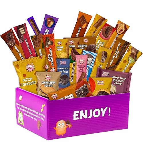 Caja de aperitivos turcos extranjeros, caja de regalo de comida turca gourmet, variedad de dulces únicos y aperitivos salados de Turquía, caja de